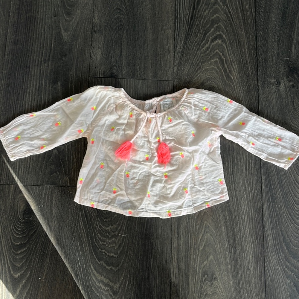 Boho top for baby. Brand is Bonheur Du Jour.